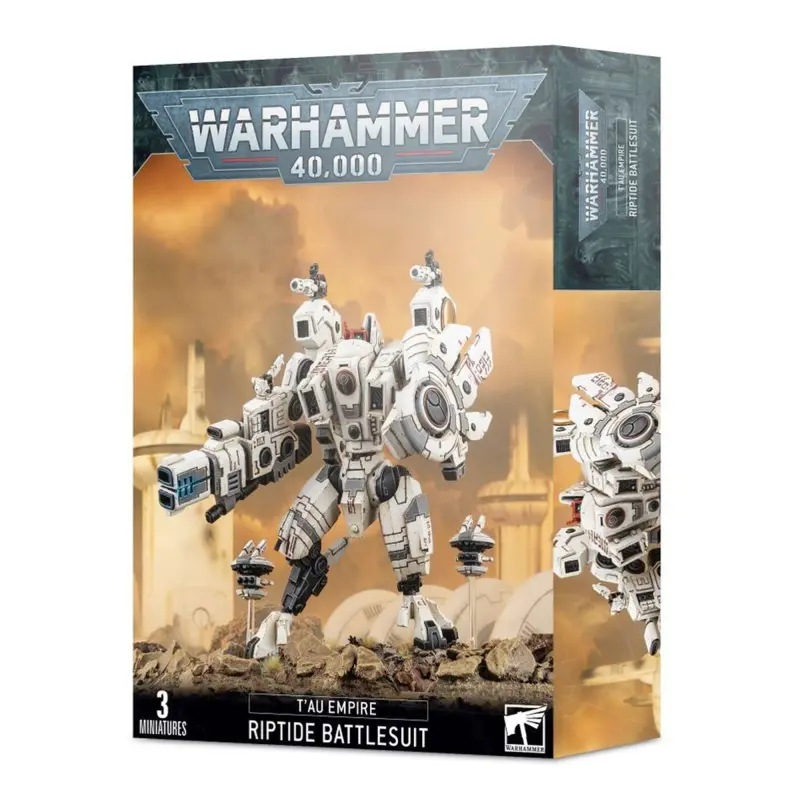 Riptide battlesuit, t'au empire, warhammer 40k, games workshop, model 56-13